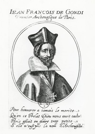 Jean-François de Gondi von French School