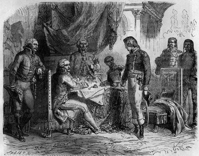 Der Frieden von Lunéville am 9. Februar von French School