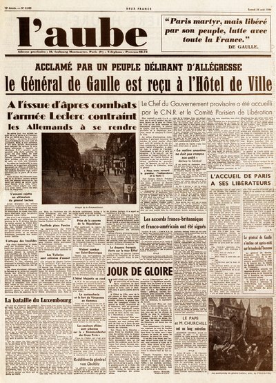Befreiung (Zweiter Weltkrieg) von French School