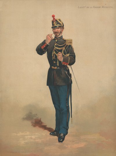 Leutnant der städtischen Garde von French School