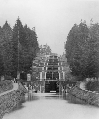 Schleusen am Canal de Briare von French School