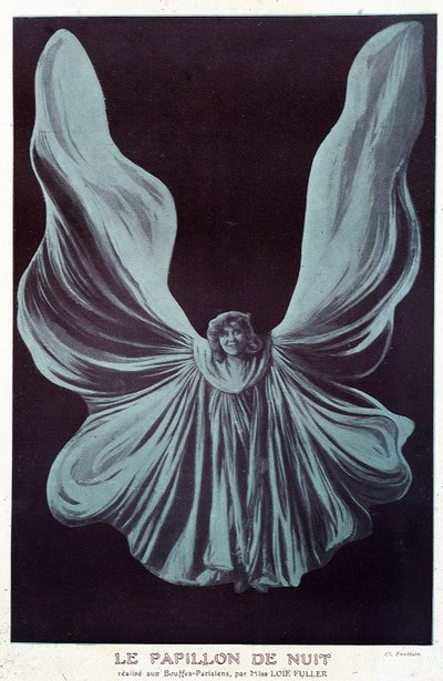 Loie Fuller in „Fantasio“ vom 01.12.1912 von French School