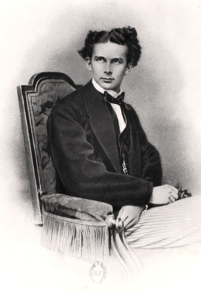 Ludwig II. (1845-86) von Bayern, um 1870 von French School