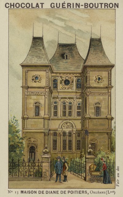 Haus von Diane de Poitiers, Orléans, Loiret von French School