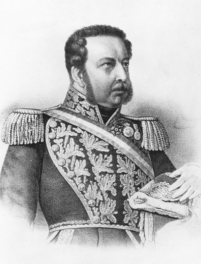 Manuel Bulnes (Lithographie) von French School