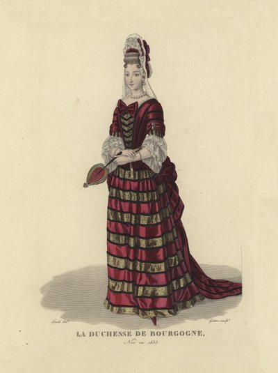 Marie-Adélaïde von Savoyen, Herzogin von Burgund von French School