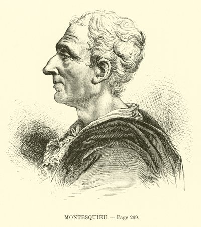 Montesquieu von French School