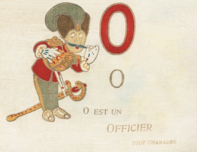 O ist ein Kampfoffizier. von French School