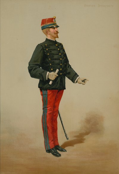 Dolmetscher Offizier von French School