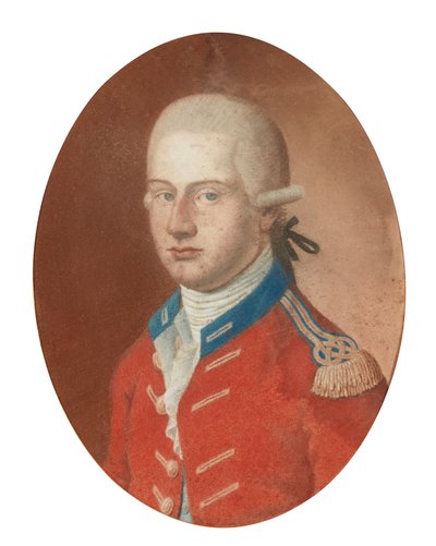Porträt eines Offiziers von French School