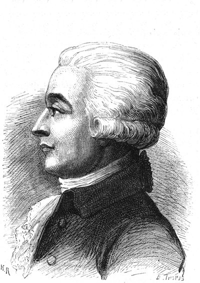 Porträt von Blanchard (1709-1853) von French School