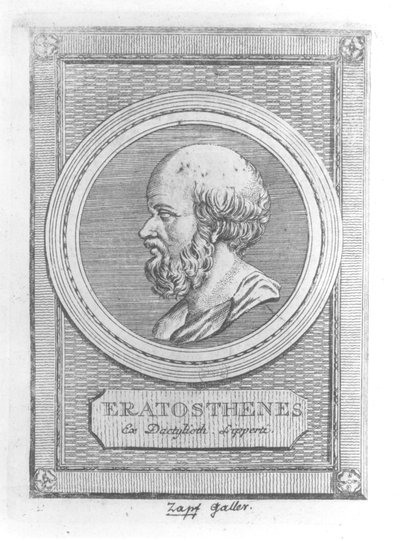 Porträt von Eratosthenes (ca. 284-192 v. Chr.) von French School