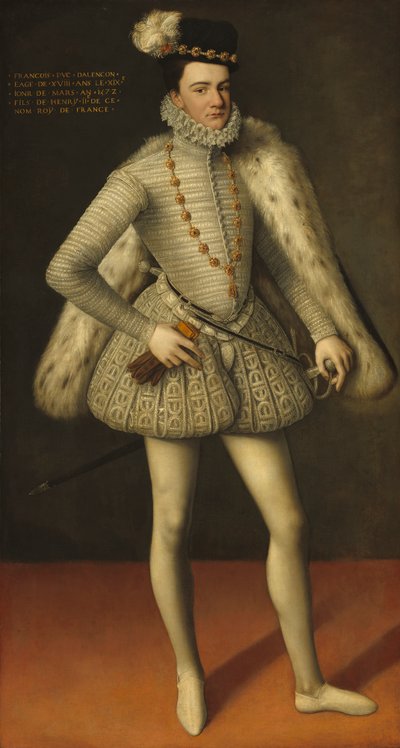 Prinz Hercule-François, Herzog von Alençon, 1572 von French School