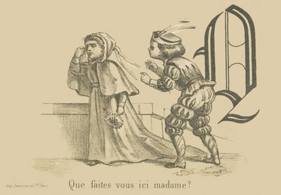 Was machen Sie hier, gnädige Frau? von French School