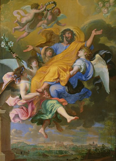 Entrückung des Heiligen Josef von French School