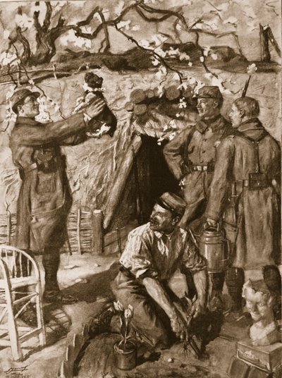 Freizeit, 1915 von French School