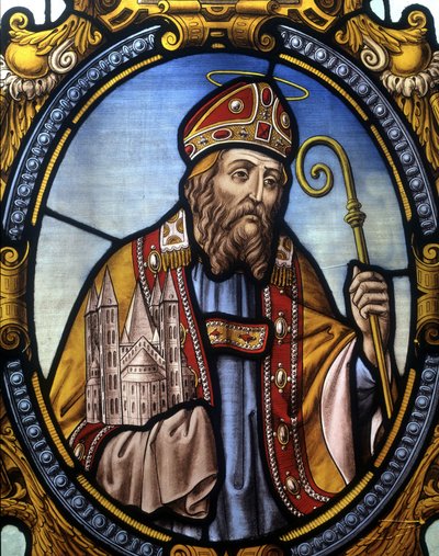 Heiliger Eleutherius. Bischof von Tournai von French School