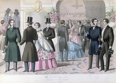 Soiree Mondaine, 1858 von French School