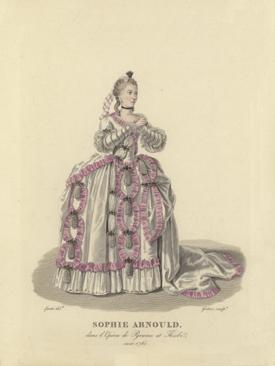 Sophie Arnould, französische Opernsängerin von French School