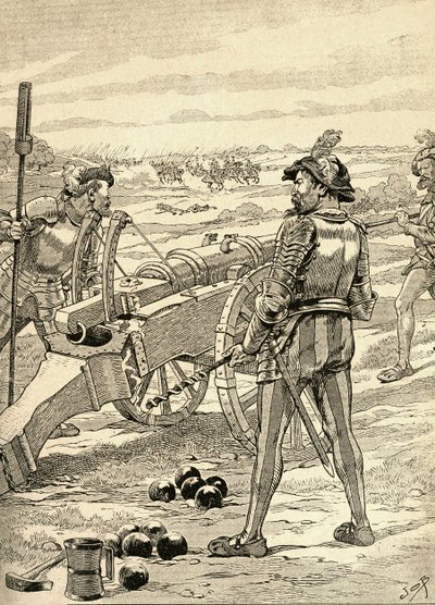 Die Schlacht von Marignano von French School