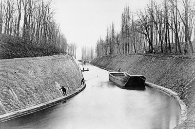 Der Canal du Centre in Génelard von French School