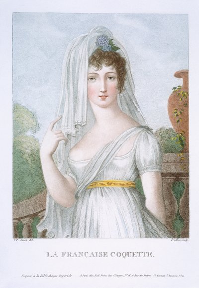 Das hübsche französische Mädchen, ca. 1816 von French School
