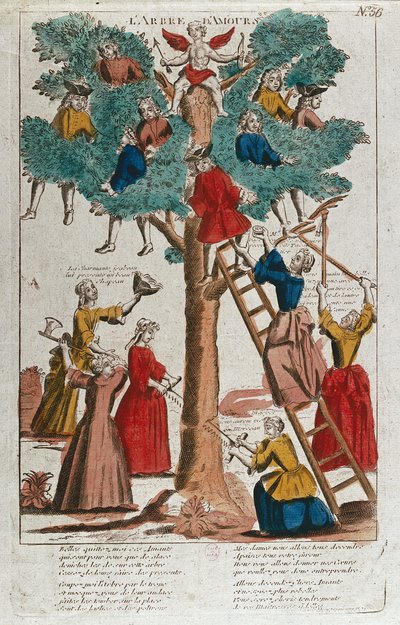 Der Baum der Liebe von French School