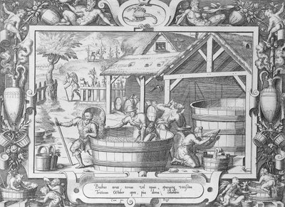 Die Weinlese von French School