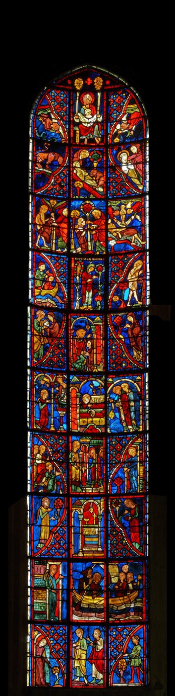 Das Fenster von St. Maria der Ägypterin von French School