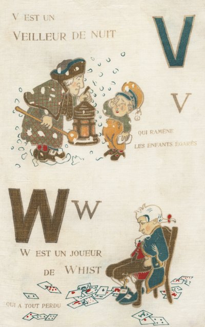 V W Nachtwächter und Whist-Spieler von French School