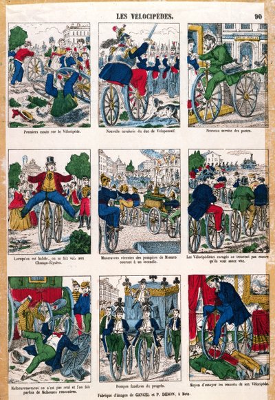 Velocipedes von French School