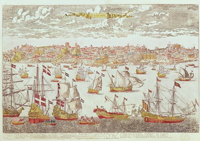Ansicht von Lissabon von French School