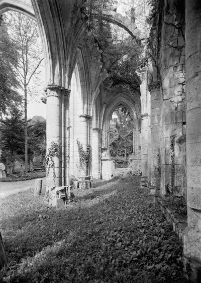 Ansicht der Kirche, ca. 1052-67 von French School