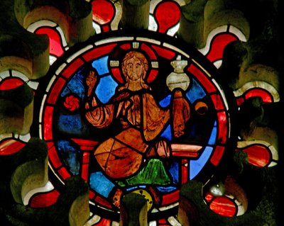 Fenster Ew mit Christus von French School