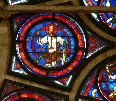 Fenster w100, Darstellung des Heiligen Paulus von French School
