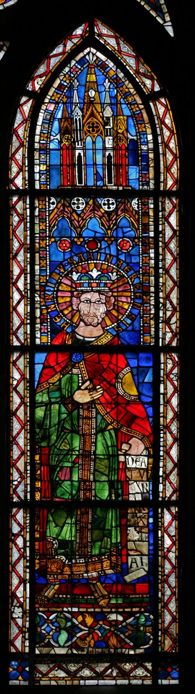 Fenster w15, Kaiser Heinrich II. darstellend von French School
