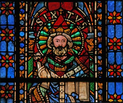 Fenster w201, Sixtus darstellend von French School