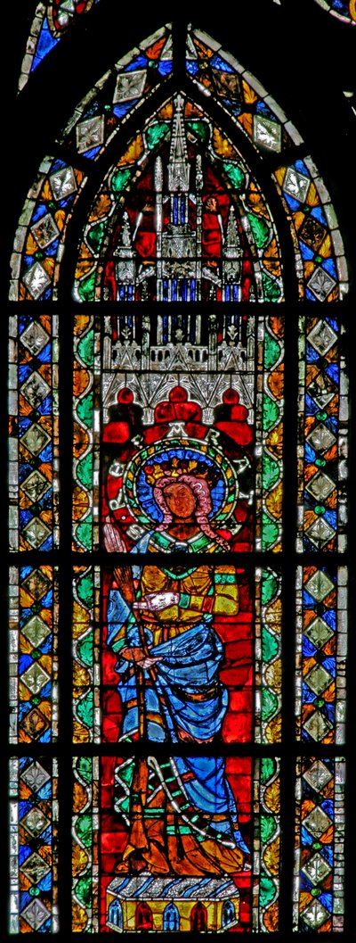 Fenster w204 mit der heiligen Reparata von French School