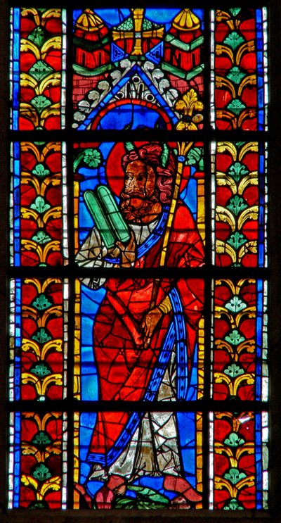 Fenster w211 mit Mose von French School