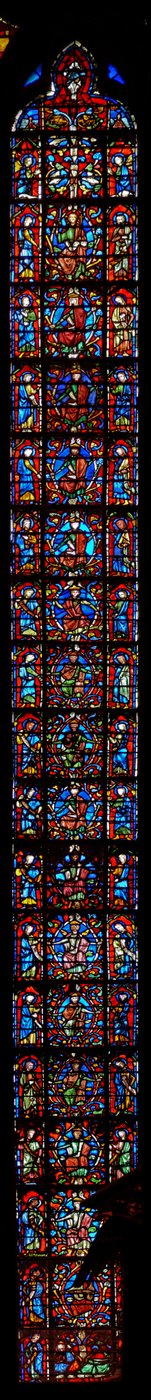Fenster w6 der Jessebaum von French School