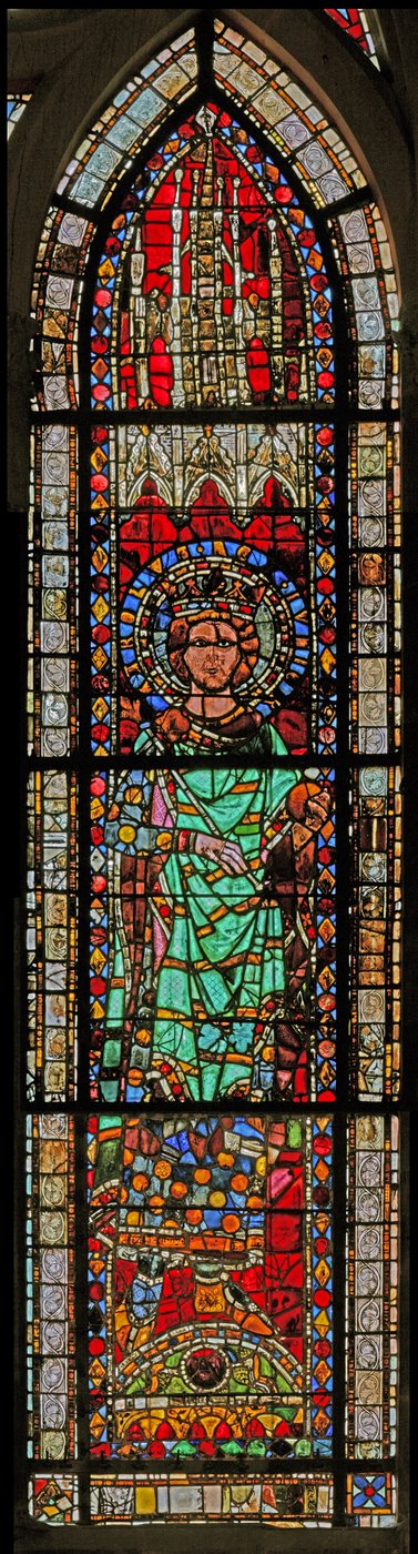 Fenster w7 mit Karl (der Dicke) von French School