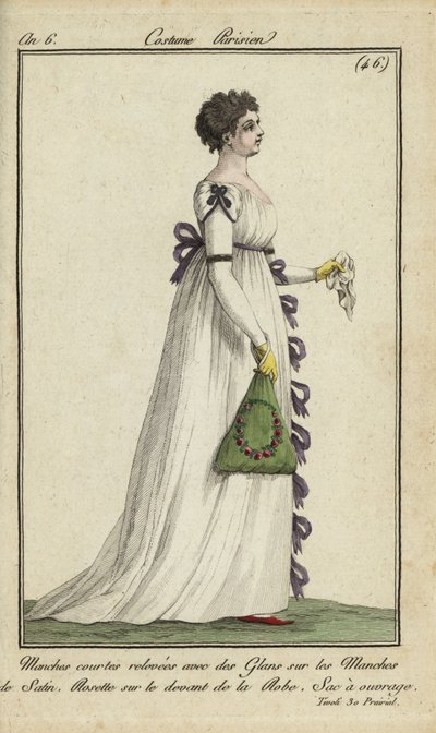 Frau mit Opferfrisur in den Tivoli-Gärten von French School