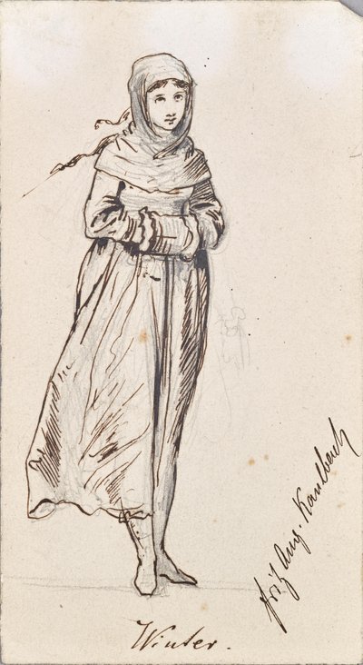 Personifizierung des Winters von Friedrich August von Kaulbach