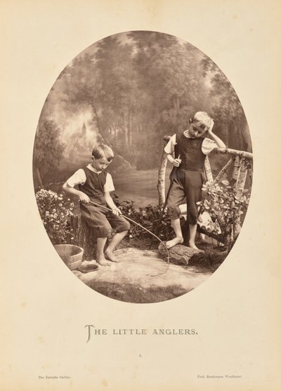 Die kleinen Angler von Friedrich Bruckmann