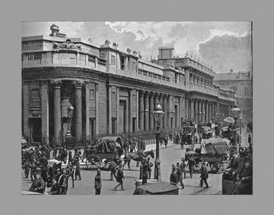 Die Bank von England, London, um 1900 von Frith and Co
