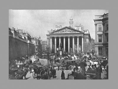 Die Königliche Börse, London, um 1900 von Frith and Co