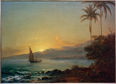 La Guaira im Abendlicht von Fritz Melbye