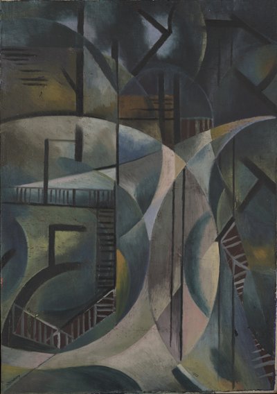 Landschaft im Park, 1920 von Fritz Stuckenberg