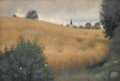 Ein Roggenfeld bei Svanninge von Fritz Syberg