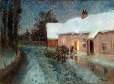 Nacht, 1880er von Fritz Thaulov